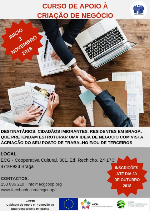 Curso de Apoio à Criação de Negócios