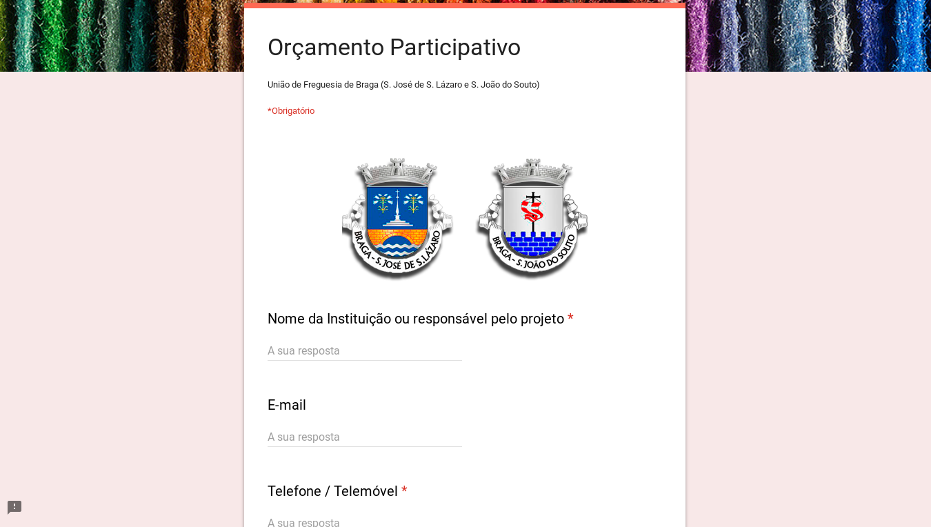 Orçamento Participativo da União de Freguesias